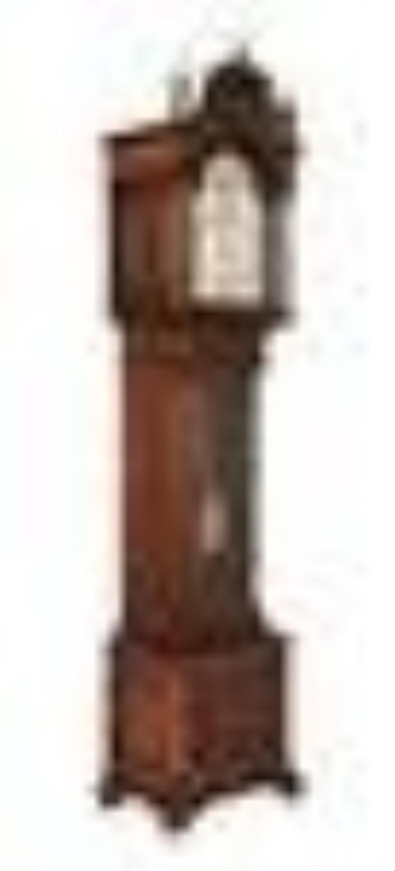 American Colonial Revival Tall Case Clock
