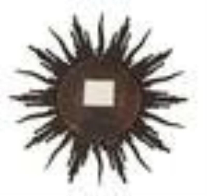 French Giltwood Sunburst Clock