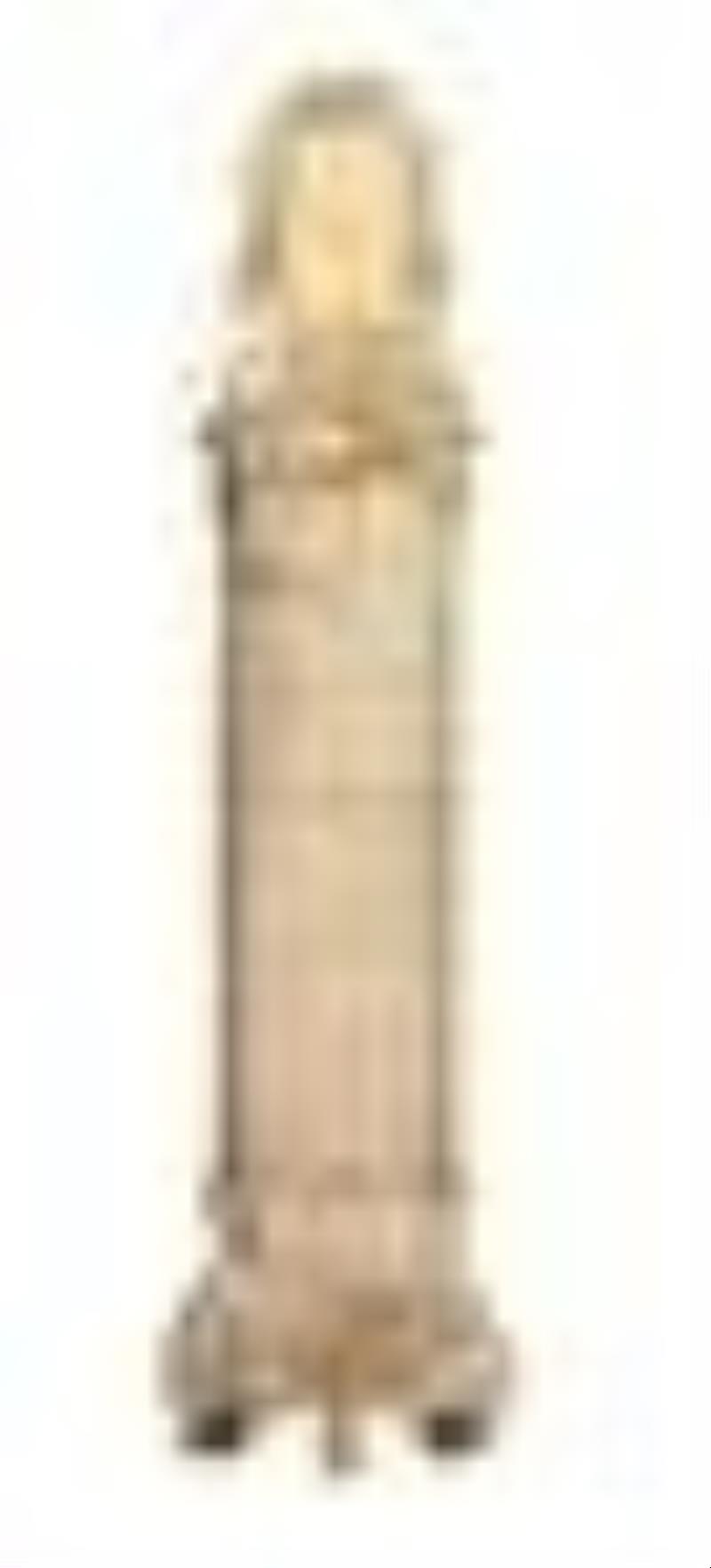 Unusual Louis XV-Style Giltwood Tall Case Clock
