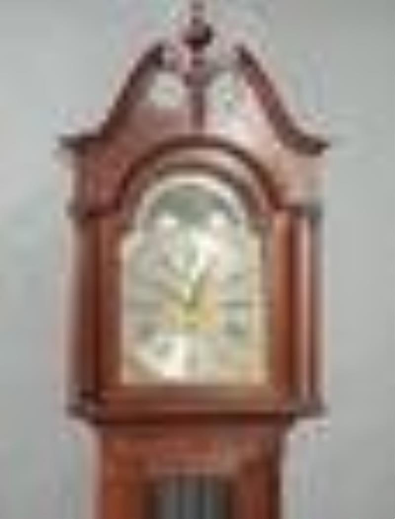 Chippendale Style Mahogany Tall Case Clock