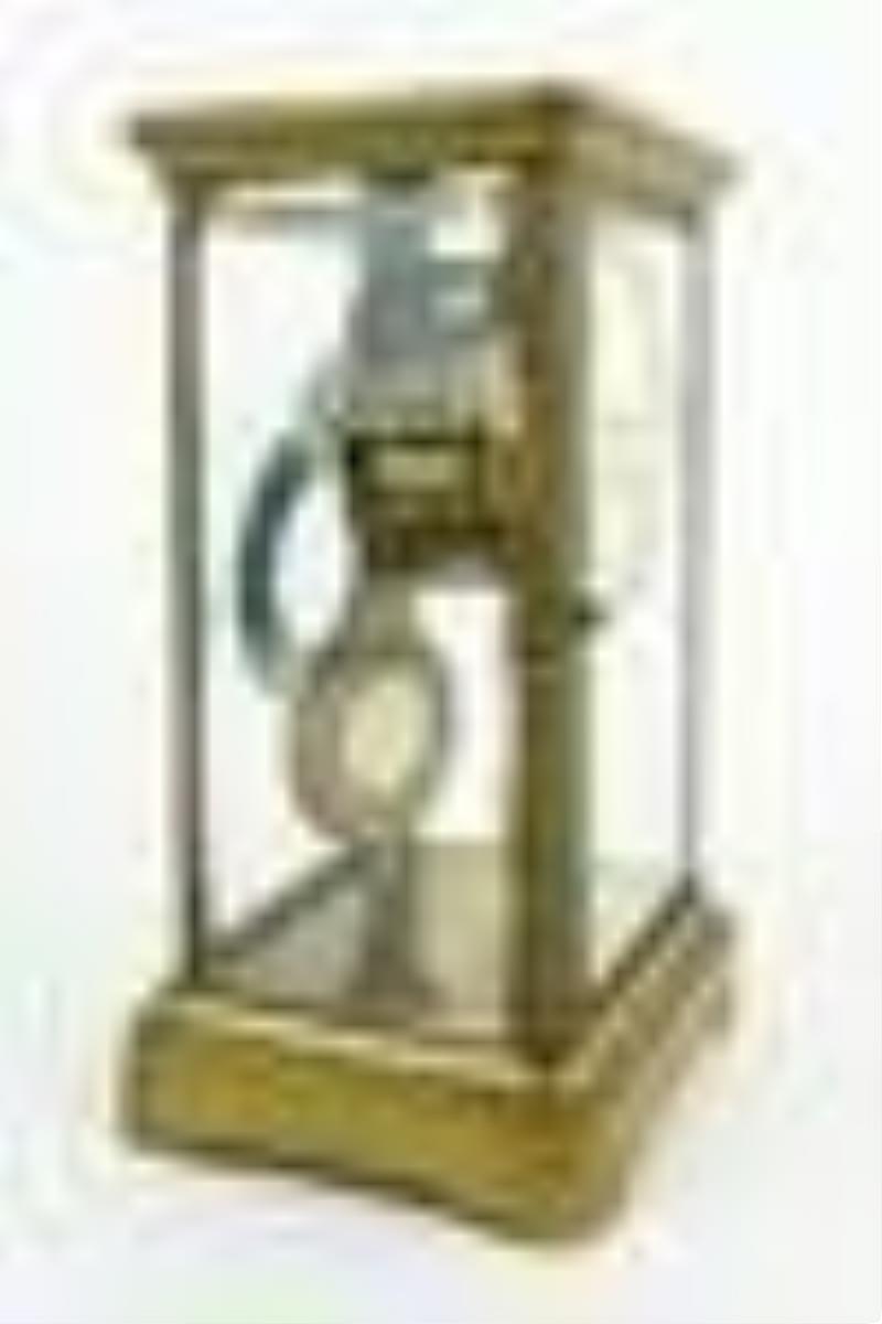 Small French Crystal Regulator Clock