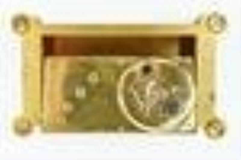 Small Swiss Angelus Cased Travel Clock