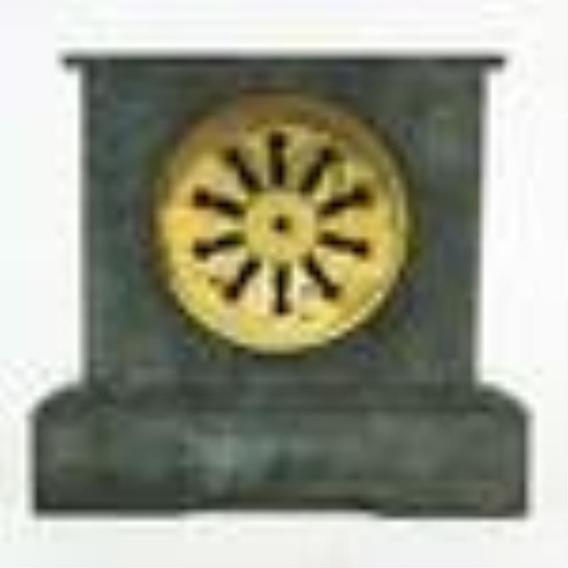 Waterbury Clock Slate and Marble Shelf Clock
