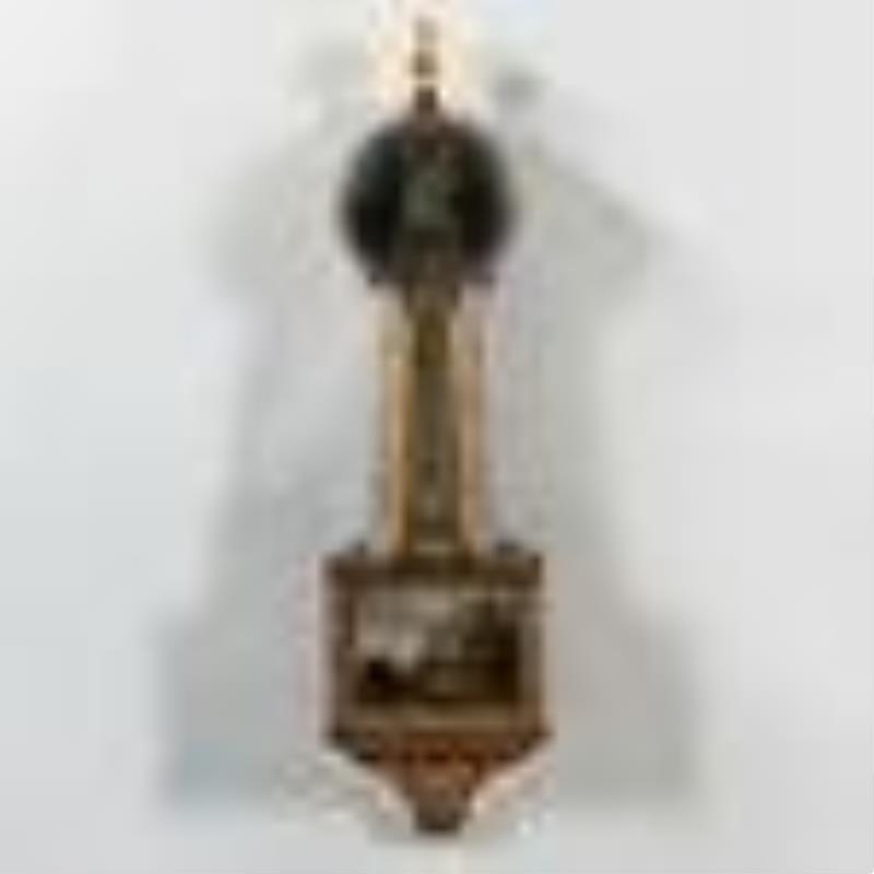 Aaron Willard Jr. Thermometer-front Patent Timepiece or Banjo Clock