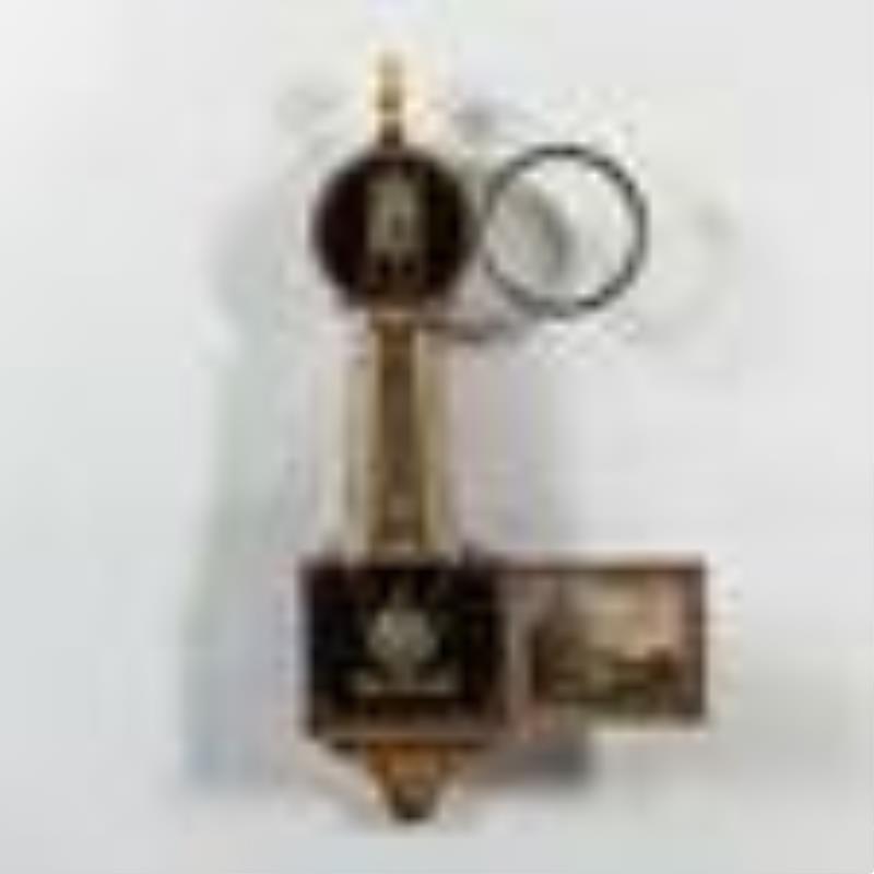 Aaron Willard Jr. Thermometer-front Patent Timepiece or Banjo Clock