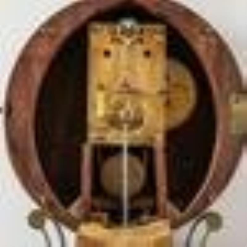 Oliver Gerrish Mahogany Patent Timepiece or \\\”Banjo\\\” Clock
