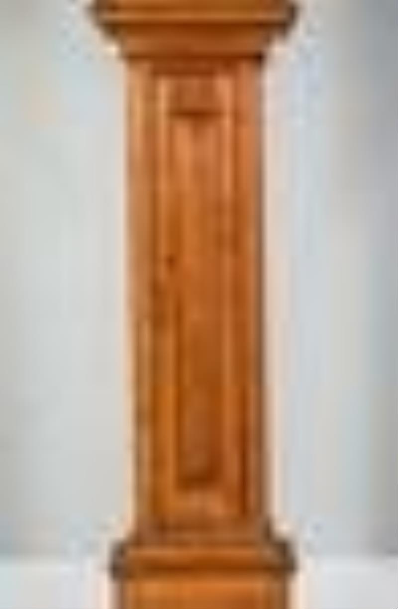 Abraham Edwards \\\”Regulator\\\” Pine Tall Clock