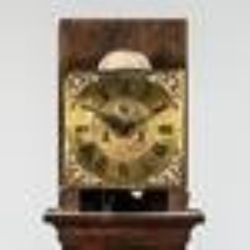 David Lamy Burr Walnut Veneer Longcase Clock