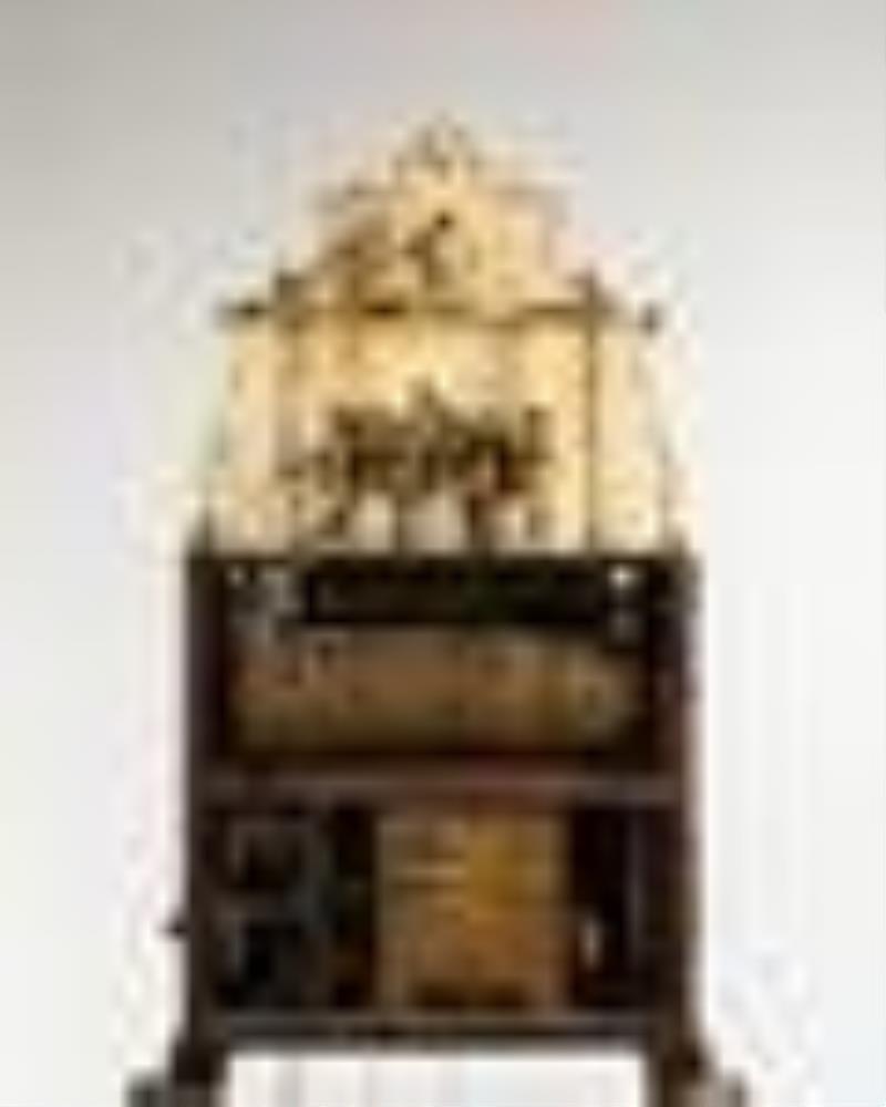 Monumental Barrel Organ and Automaton Tall Clock