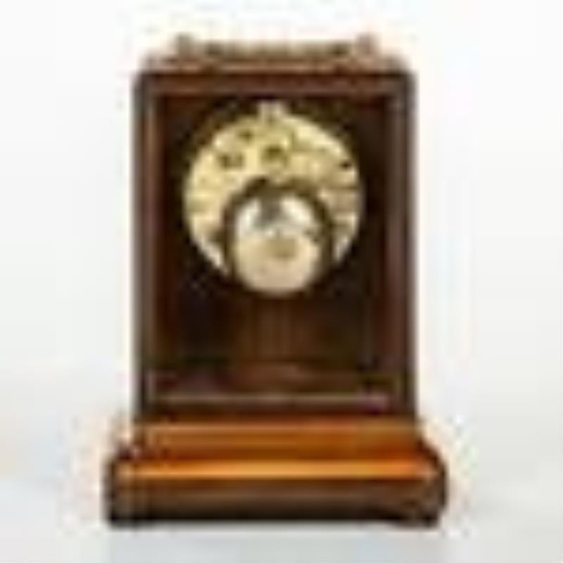 French Inlaid Rosewood Carriage Clock