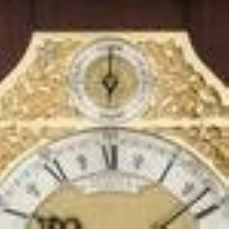 Brass-mounted Mahogany Chain Fusee Bracket Clock