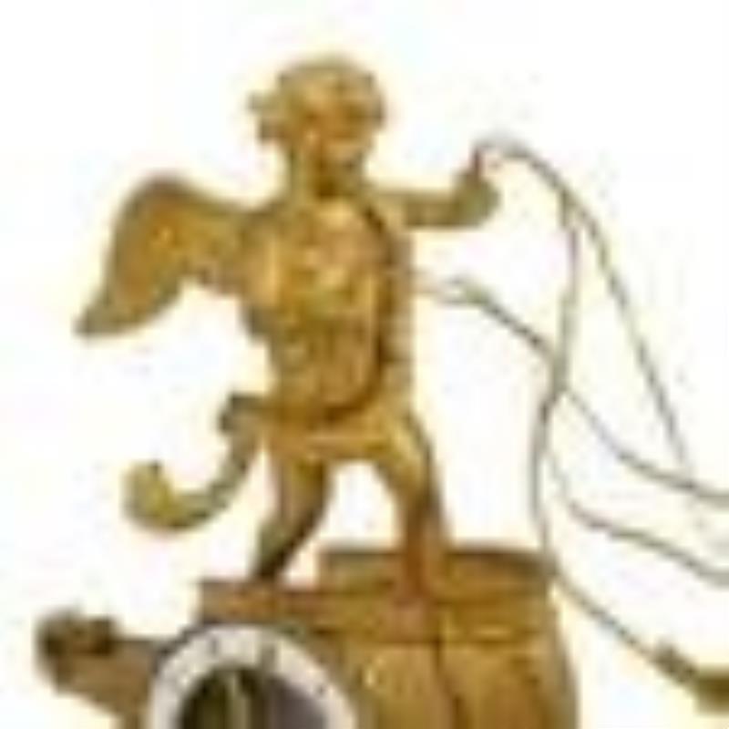 French Empire Style table clock