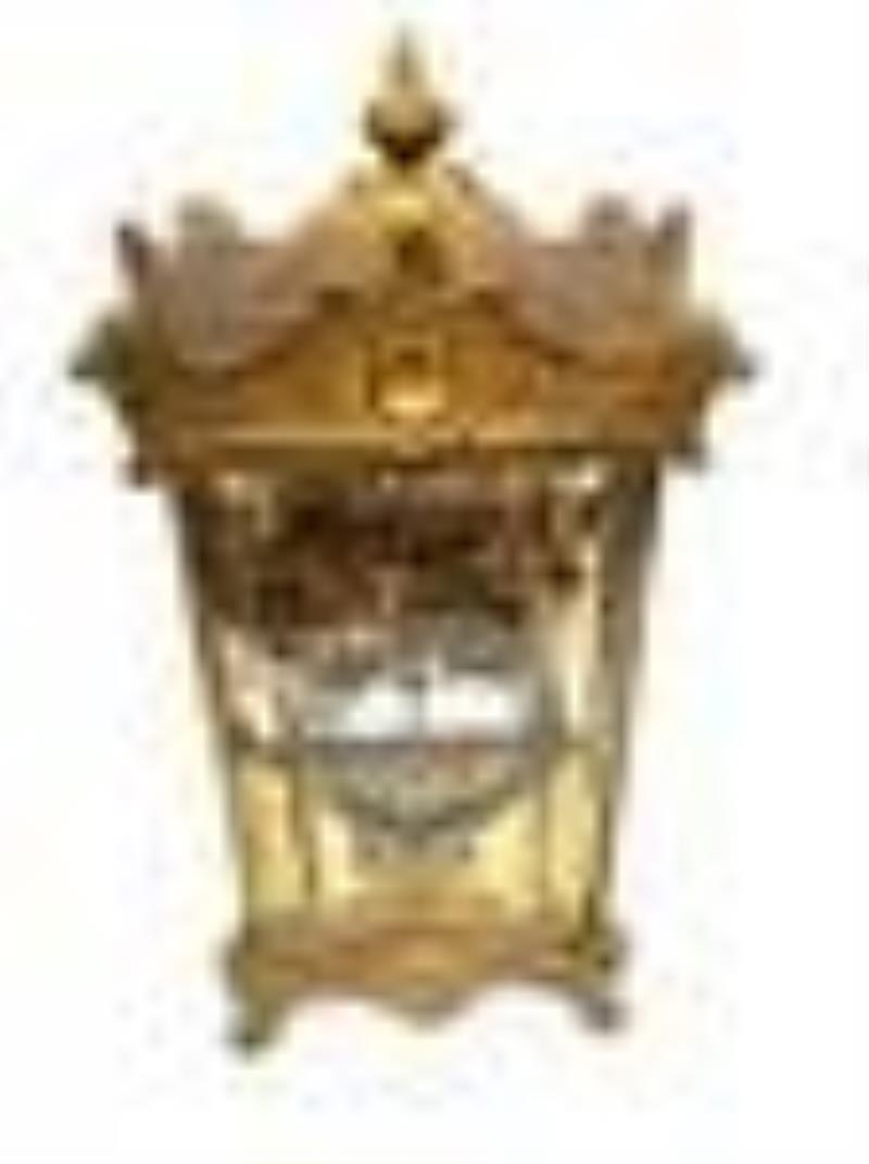 Antique New Haven Crystal Regulator Clock