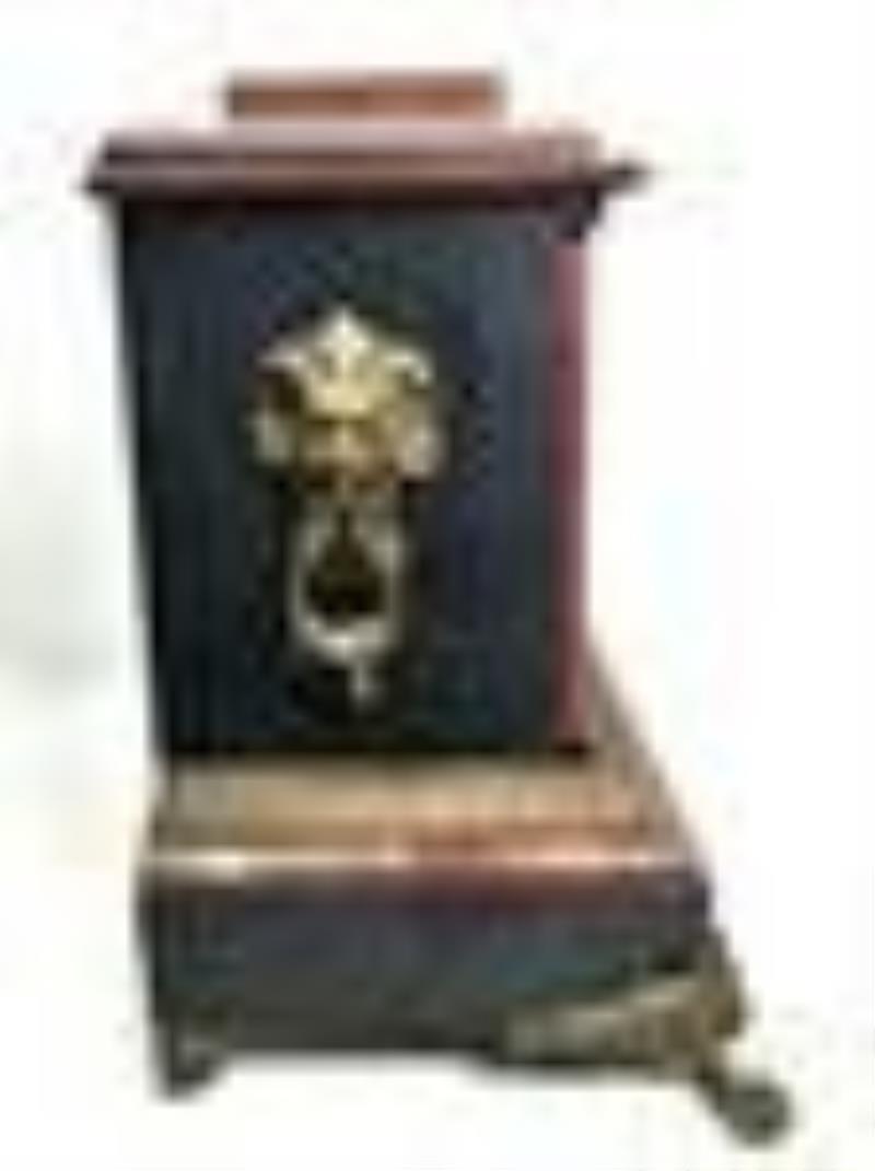 Victorian Inlaid Marble Mantel Clock