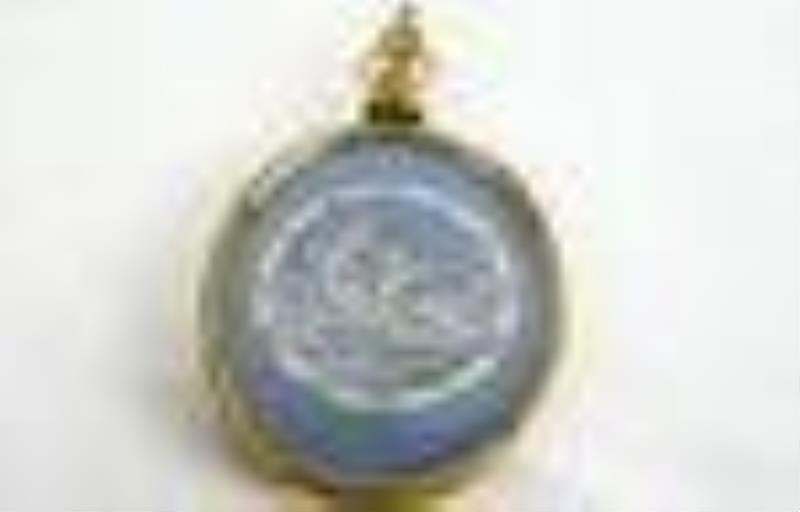 Rare Gubelin Dore’ Bronze and enamel clock