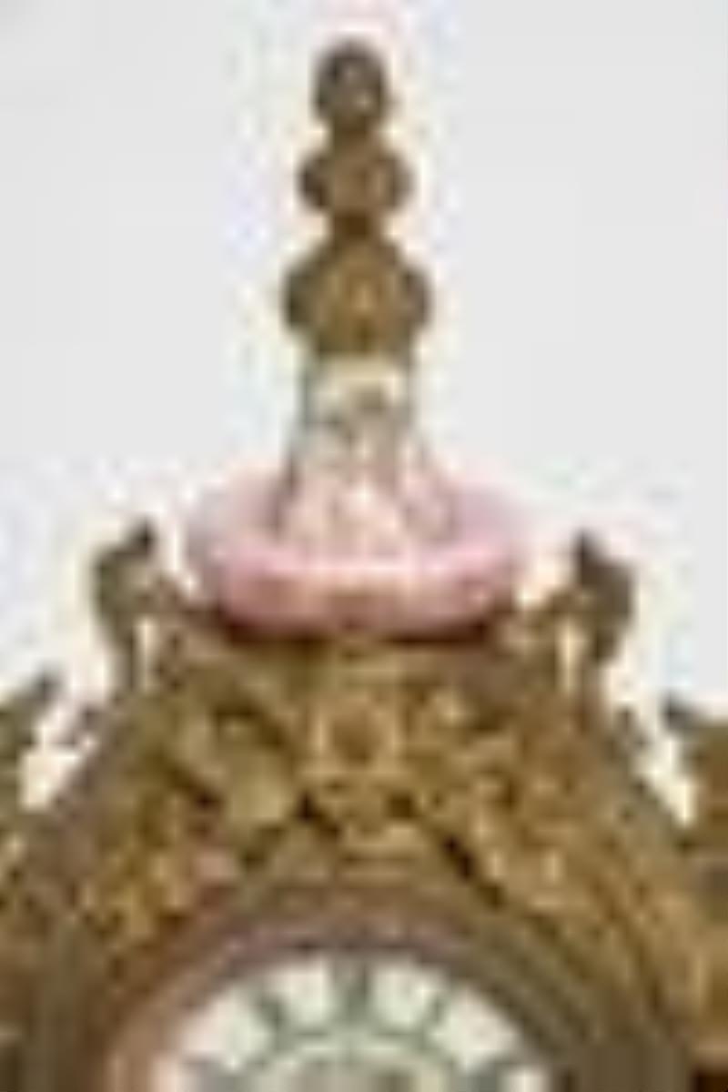Antique Neoclassical Mantel Clock, Charles Jacques (NY)