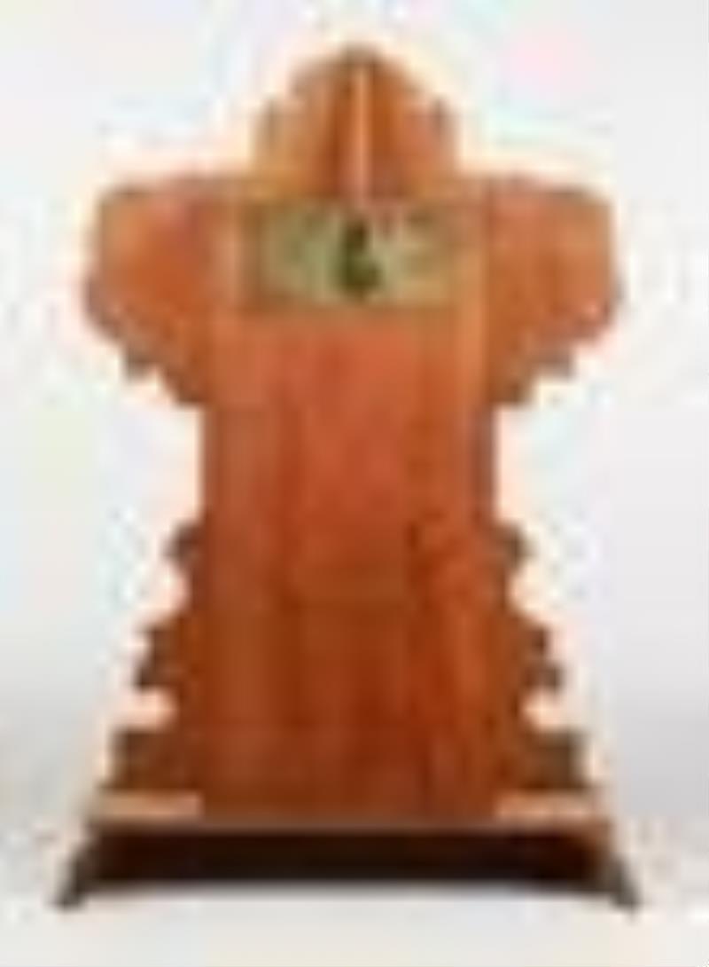 Ingraham Pressed Oak Shelf Clock