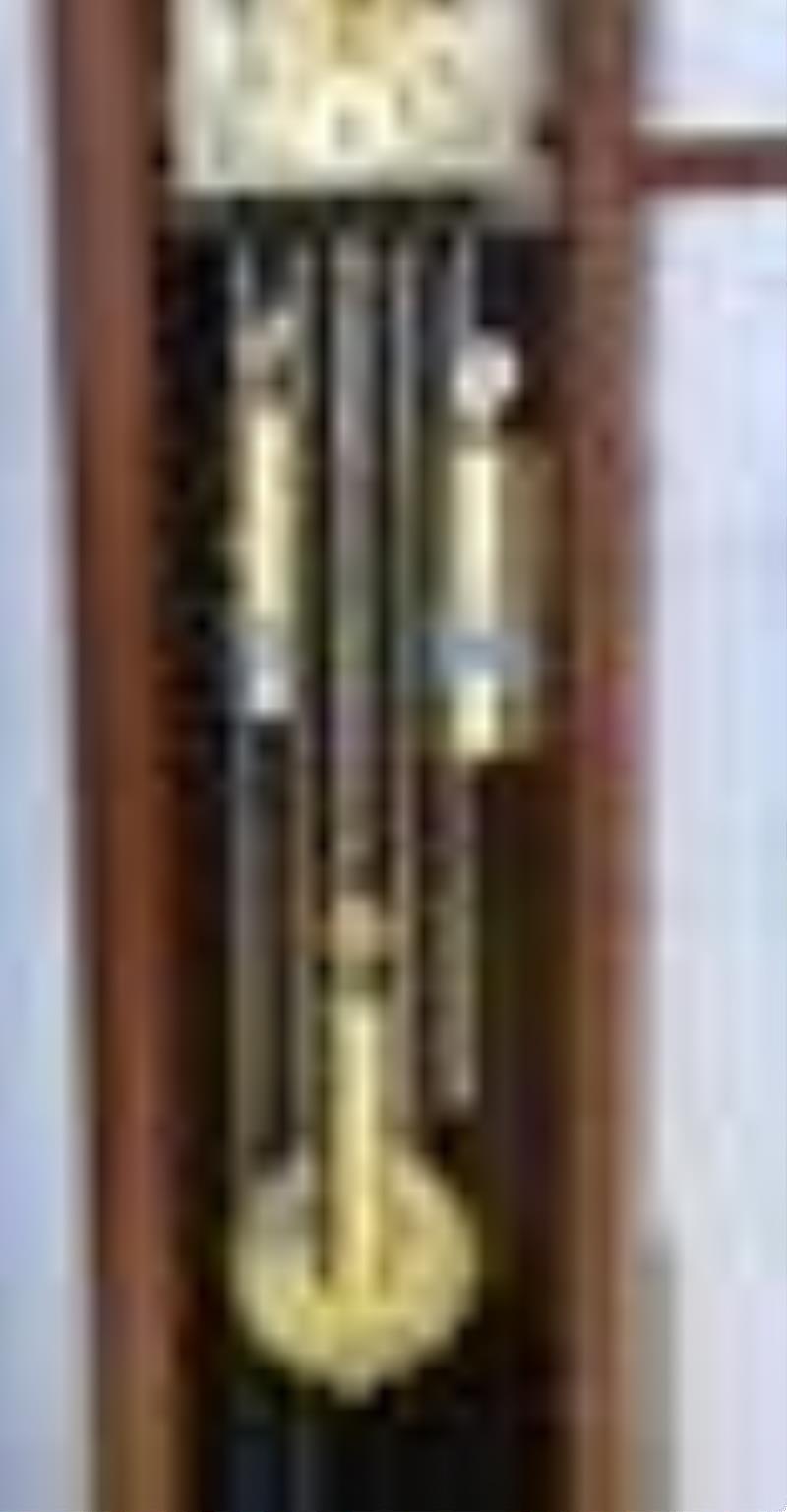 Mahogany Herschede hall clock