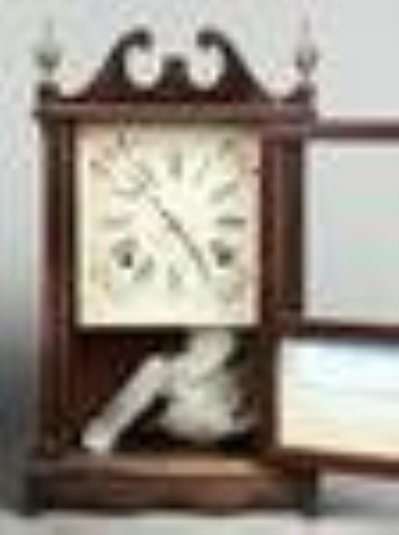 (2) Seth Thomas Miniature Pillar & Scroll Clock
