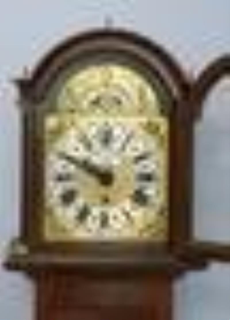 Mahogany grandmother’s clock by John Thomas