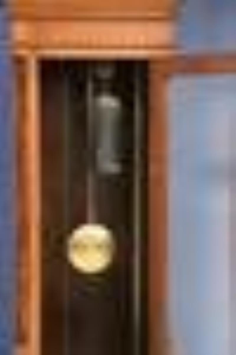 Mahogany colonial style hall clock
