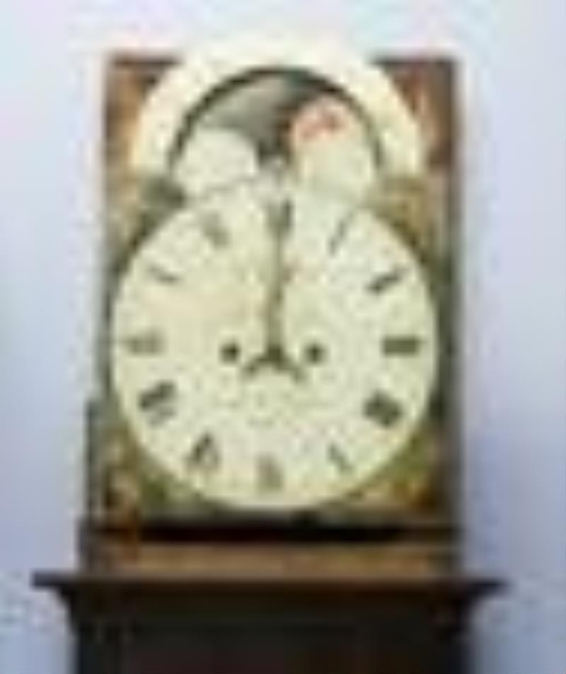 Rare mahogany Baltimore tall case clock by Benjamin Chandlee and Robert Holloway