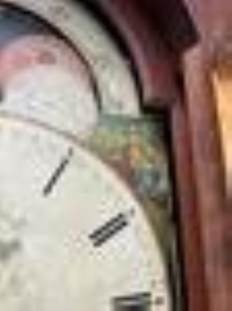 Rare mahogany Baltimore tall case clock by Benjamin Chandlee and Robert Holloway