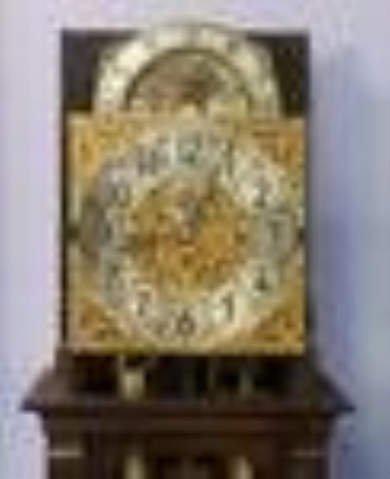 Mahogany Herschedes Hall Clock