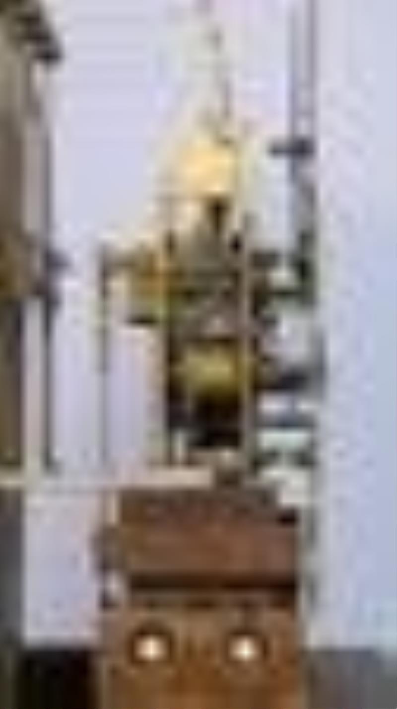 Mahogany Herschedes Hall Clock