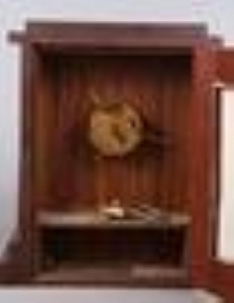 Mahogany mantle clock