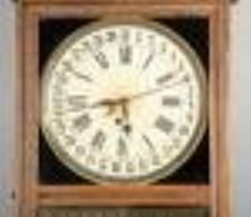 Ingraham Shop Regulator Clock
