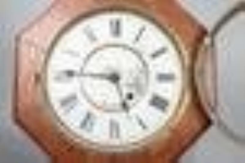 Seth Thomas Short Drop School Clock