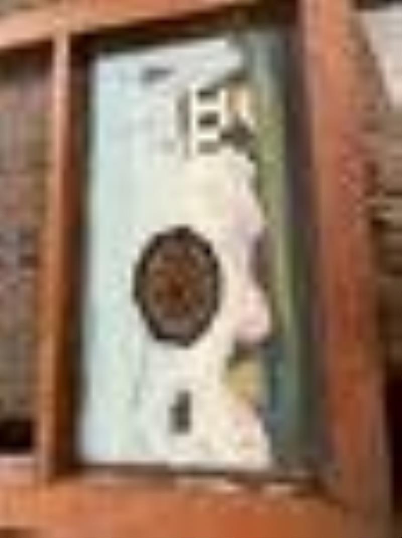 Seth Thomas Off-Center Pillar & Scroll Clock