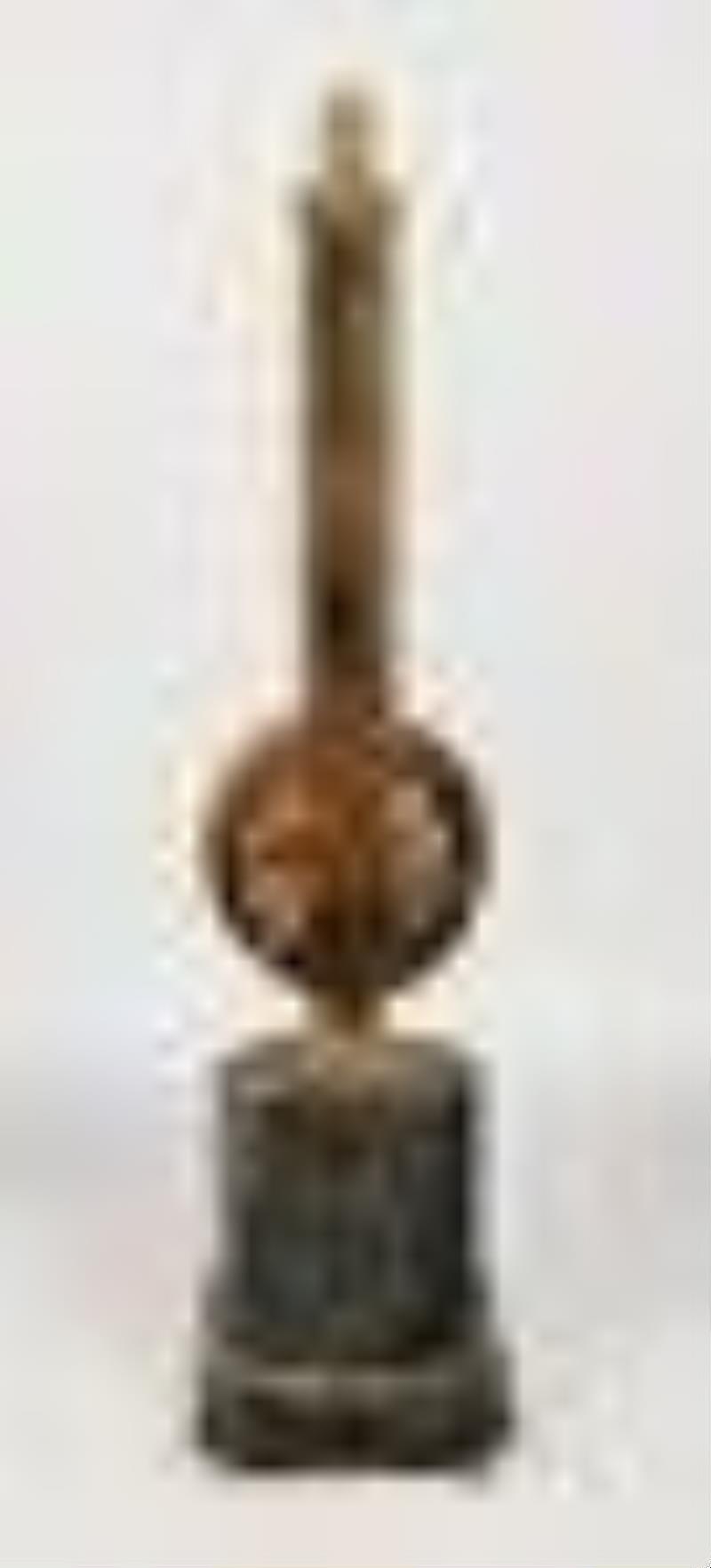 Oversized Upside Down Swinger Clock
