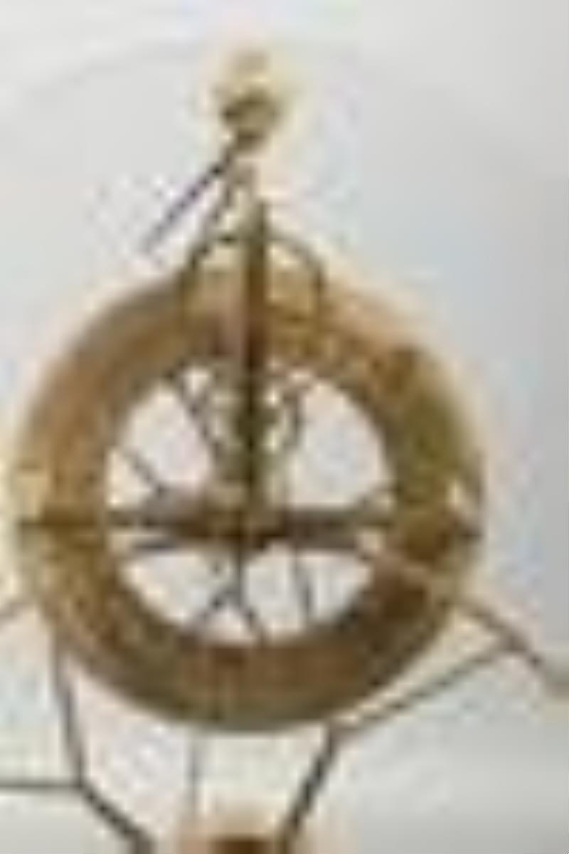 Plate Glass Skeleton Clock
