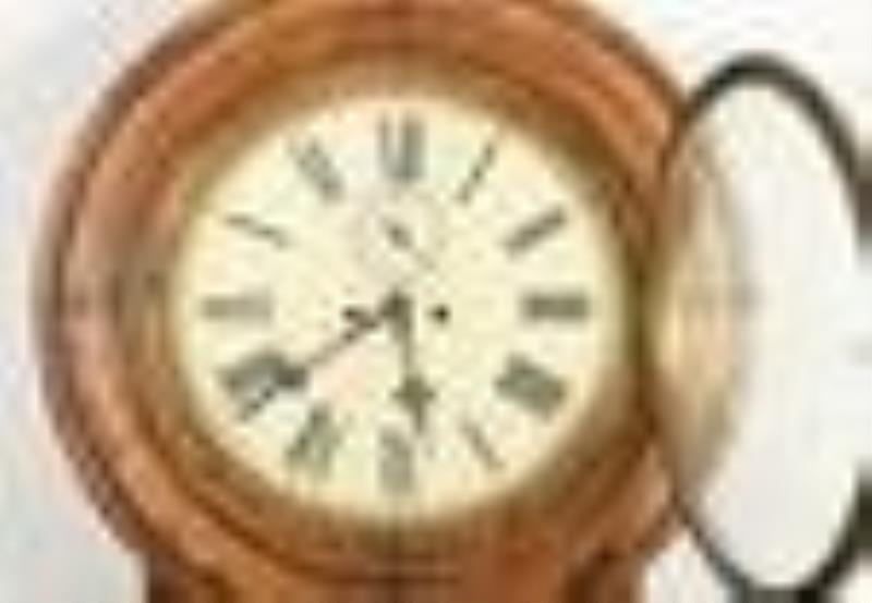 Waterbury Wall Regulator Clock