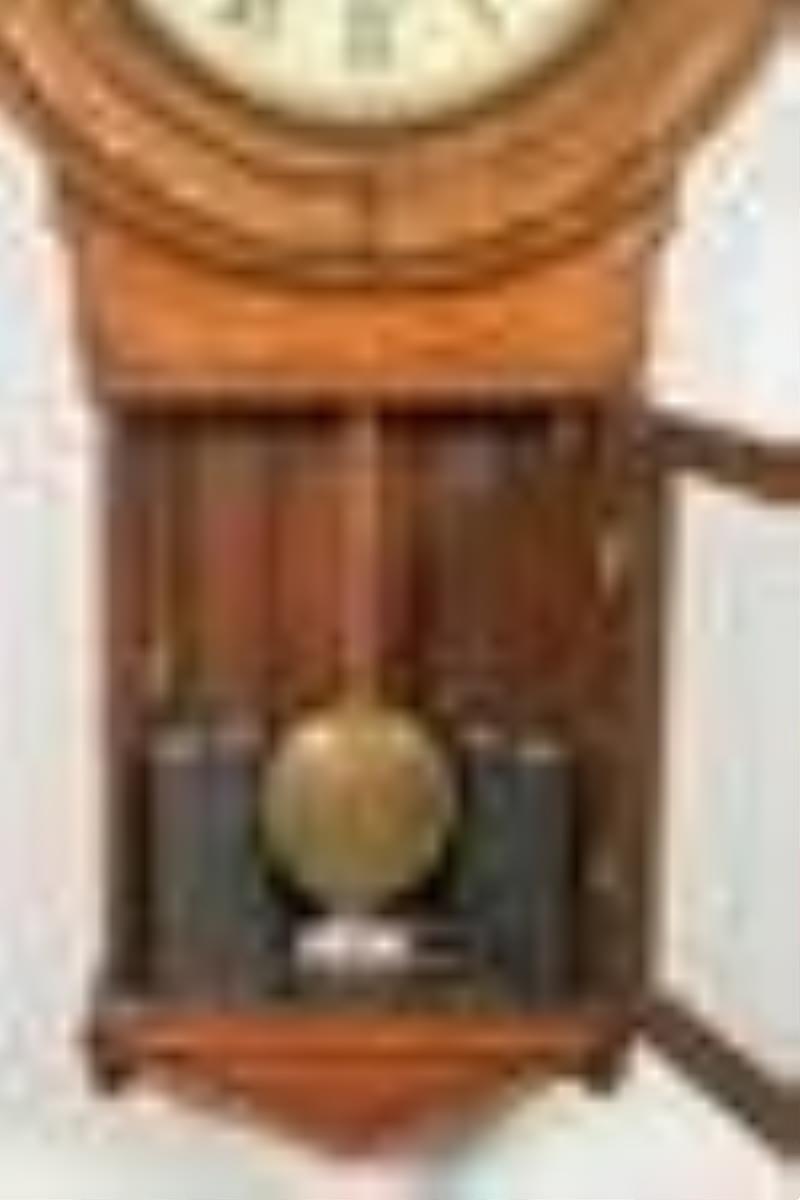 Waterbury Wall Regulator Clock