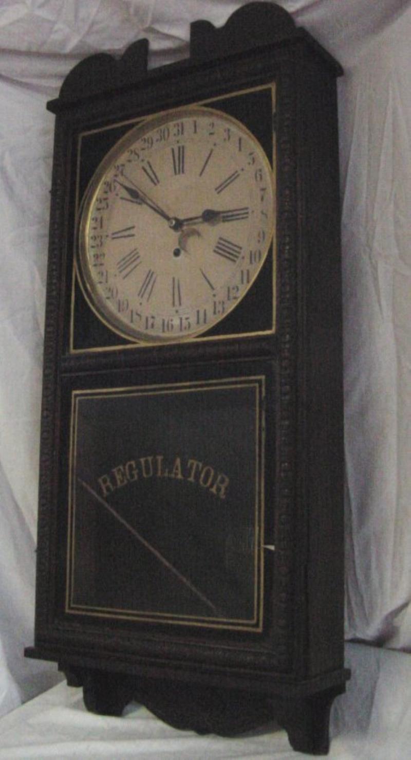 Waterbury Wall Regulator Clock