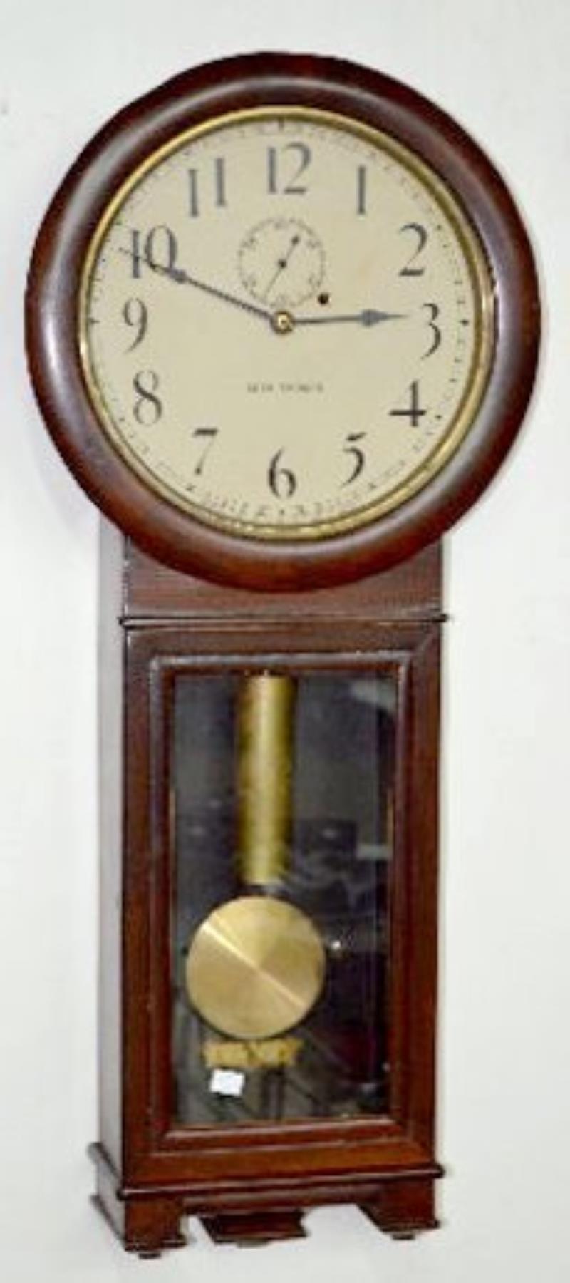 Mahogany Seth Thomas No. 2 Wall Clock