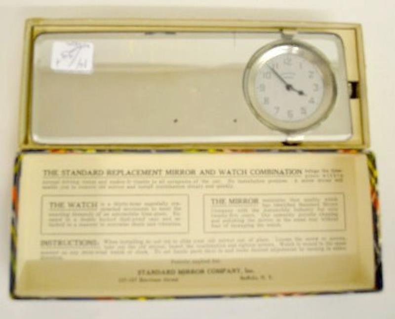 Standard Mirror Car Clock in Original Box