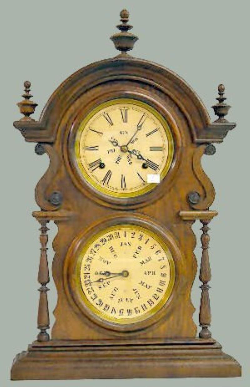 EN Welch Wagner BW Calendar Clock