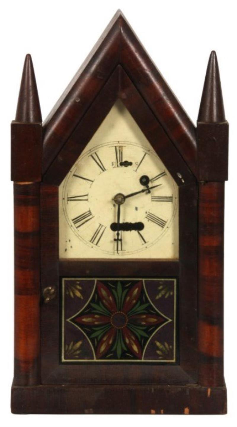 T. Terry & Co. Torsion Miniature Steeple Clock