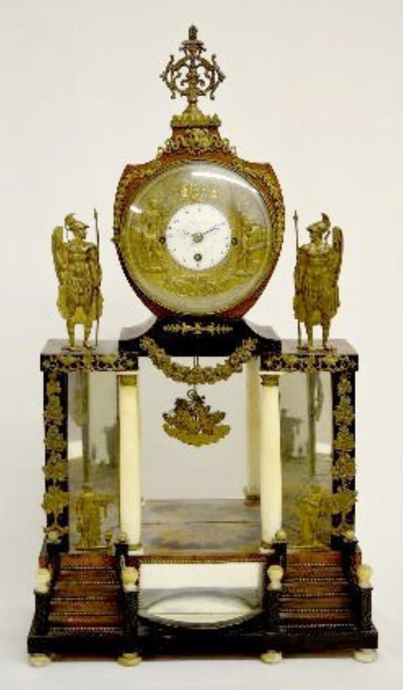 Austrian Animated Grand Sonnerie Shelf Clock