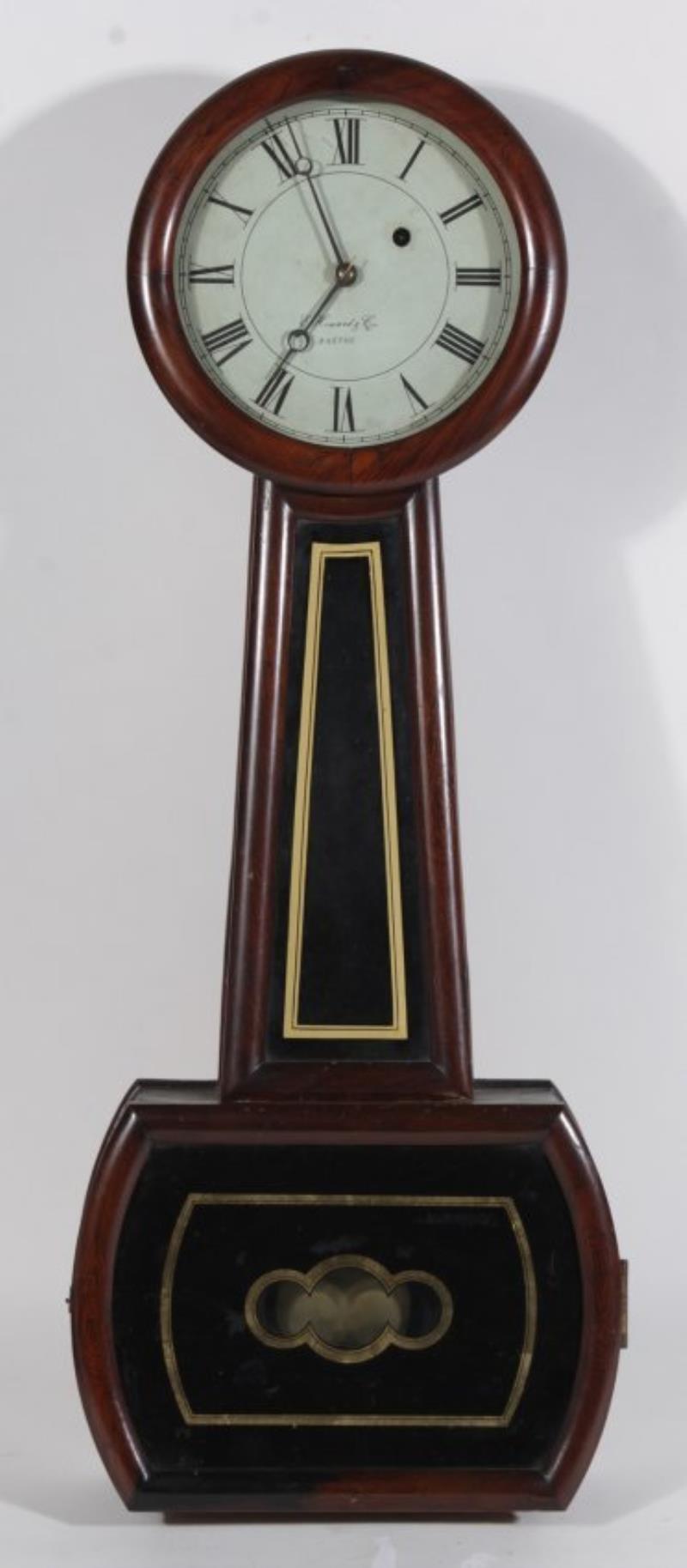 E. HOWARD & CO. #5 BANJO CLOCK 1860