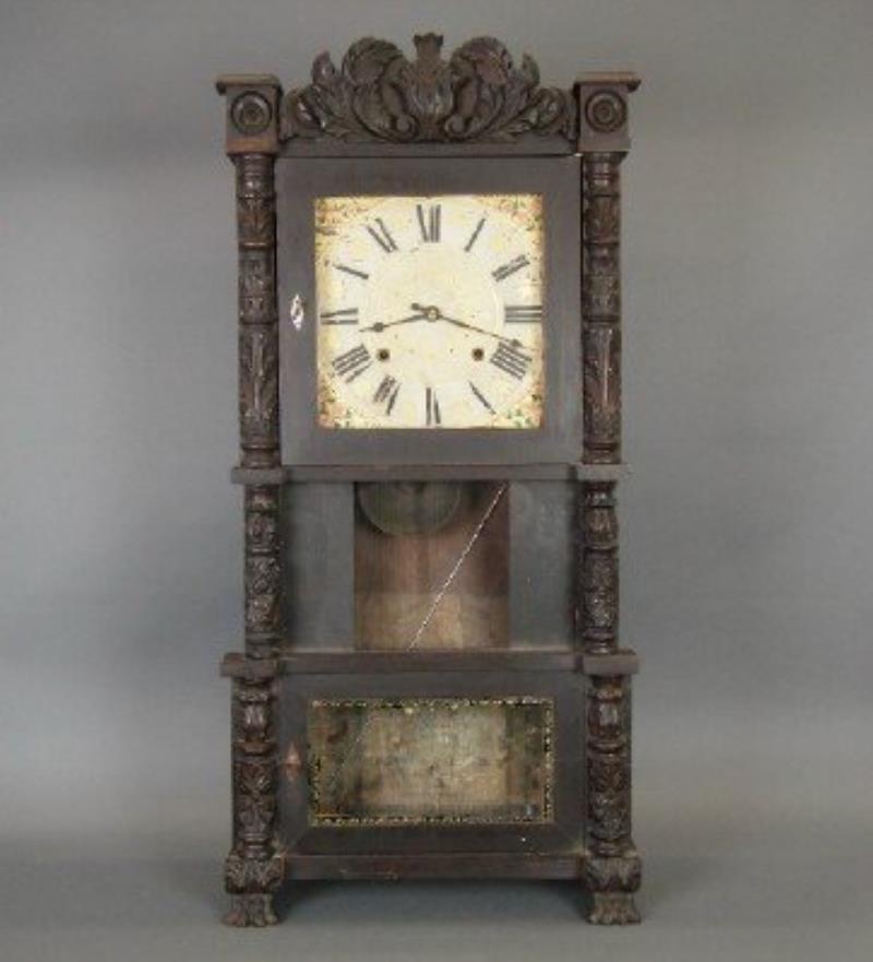 C. & L. C. Ives shelf clock