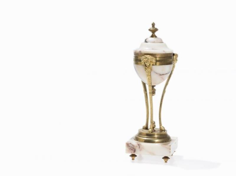 An Empire Table Clock ÂCercle TournantÂ, England,