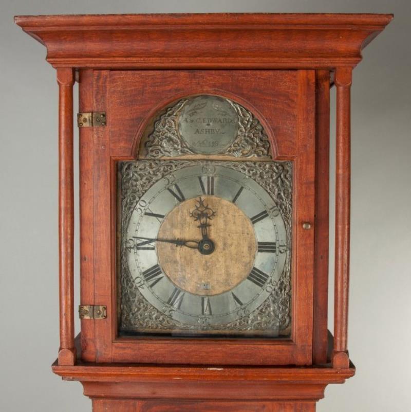 A & C Edwards Tall Case Clock, Ashby, MA