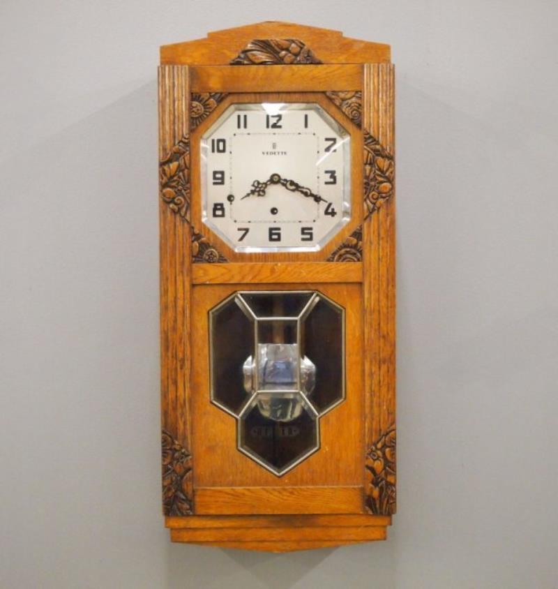 French Art Deco wall clock