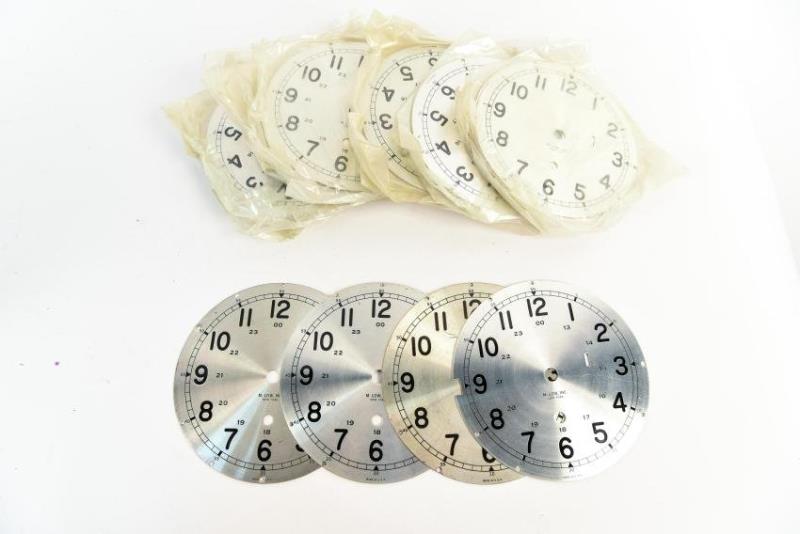 Lot of clock dials Price Guide