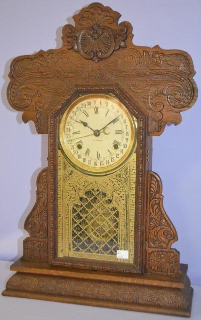 Antique Ingraham “Vesta/Aurora” Calendar  Clock